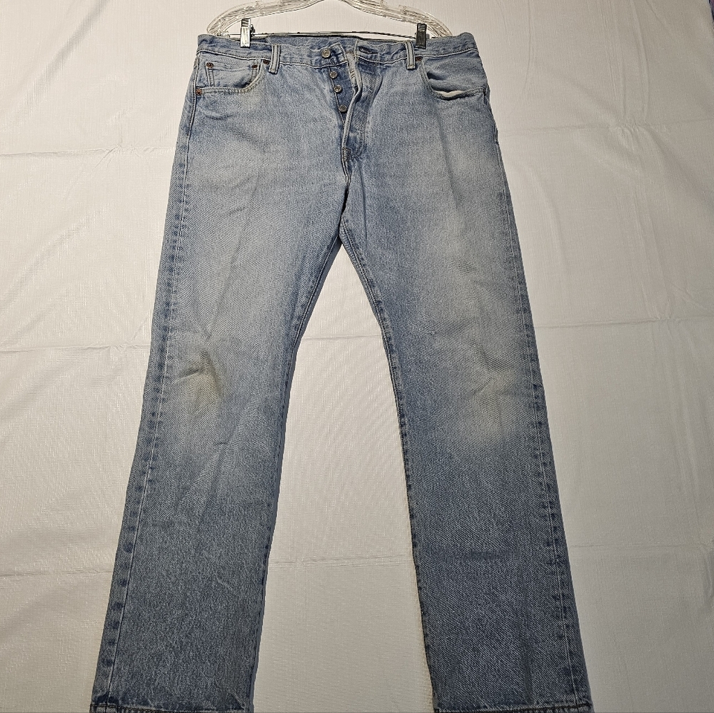 Levis 501 Buttonfly Jeans 36 X 32 - Picture 11 of 12